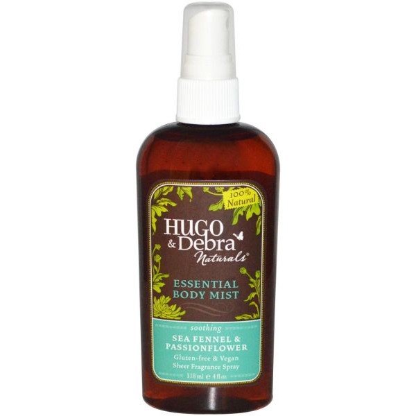 ميست معطر للجسم بالشمر والزهور المهدئة Hugo Naturals Essential Body Mist Fennel&Passionflower118 ml