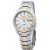 Men's Seiko 5 Automatic White Dial two tone Stainless Steel Watch SNKL84